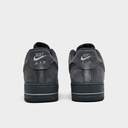 Men's Nithtke Air Force 1 '07 LV8 Casual Shoes - Part 2 - Anthracite/Anthracite - Back view