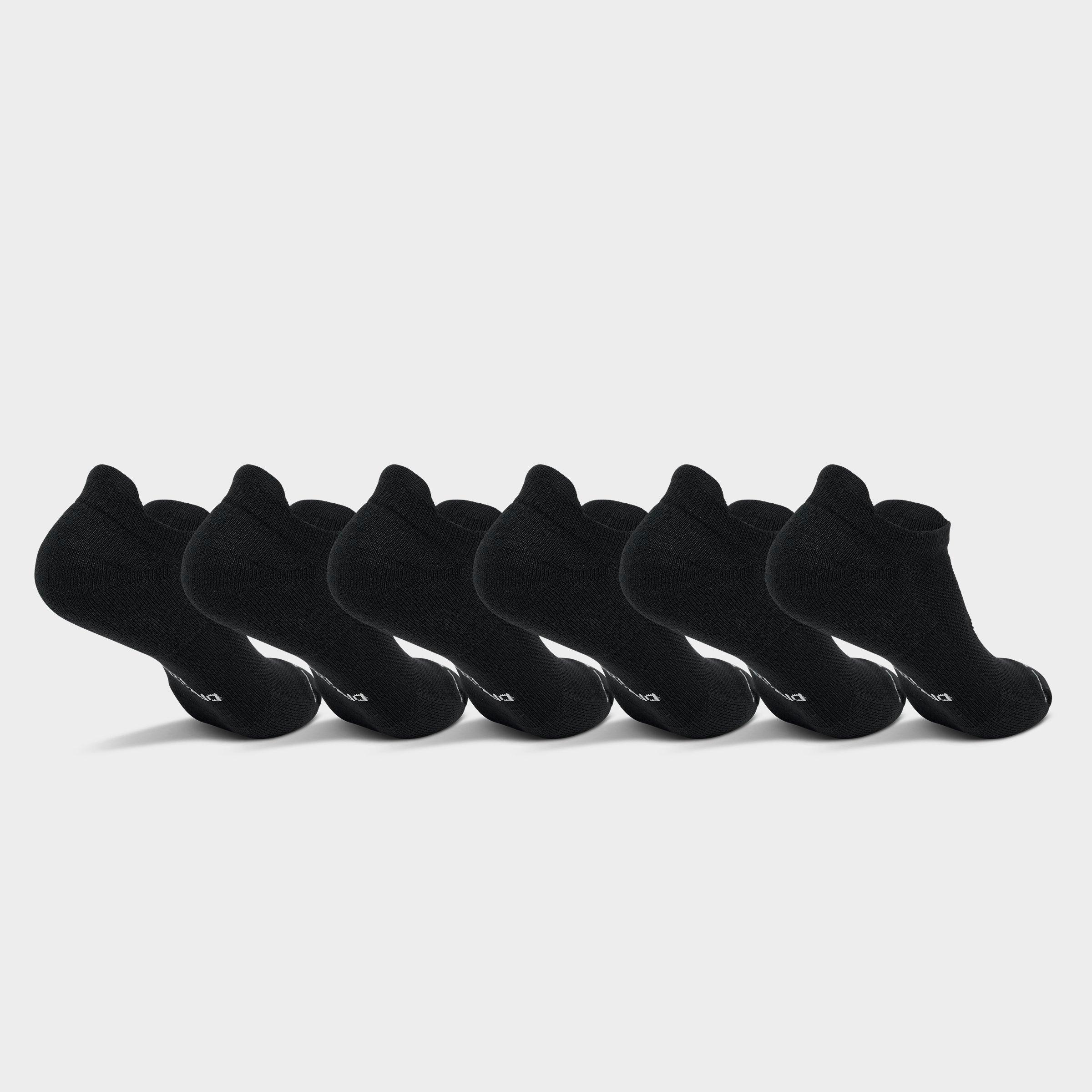 Nithtke Everyday Elevated No-Show Socks (6-Pack) - Black/White