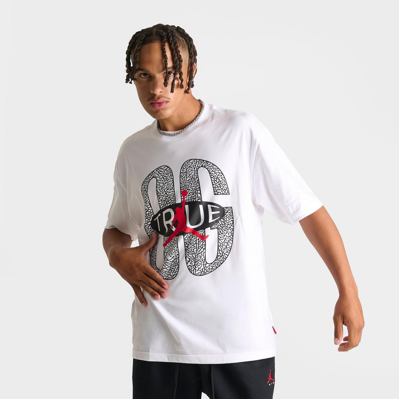 Men's Jordan Brooklyn True OG Graphic T-Shirt - White - view 3