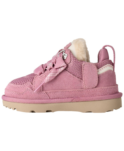 UGG® Toddler Kids Lowmel Lace-Up Sneakers - Dusty Orchid
