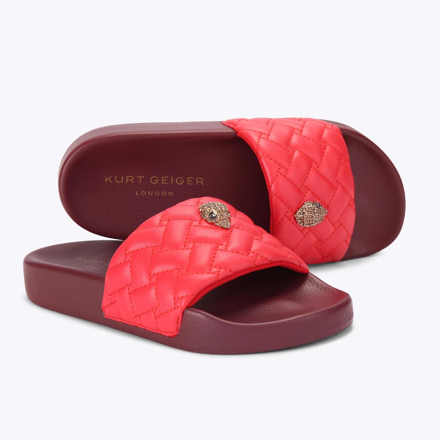 Kurt Geiger London Meena Eagle Slide - Red - view 4