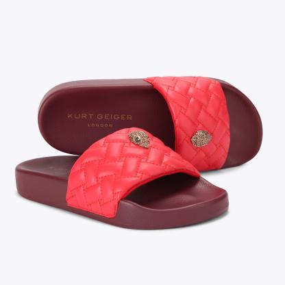 Kurt Geiger London Meena Eagle Slide - Red - view 4