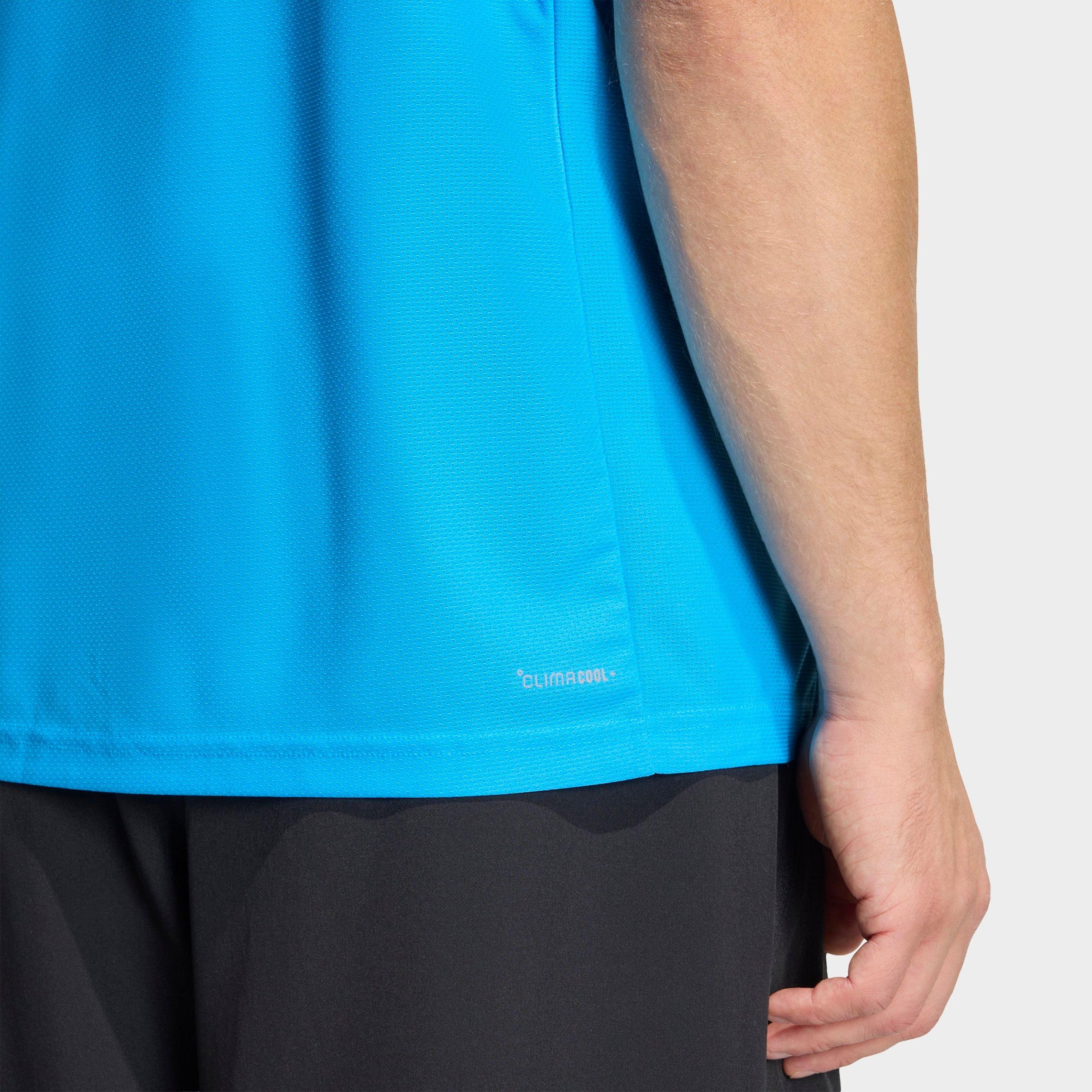 Men's adidas Climacool 3D Training T-Shirt - Lucid Aquamarine