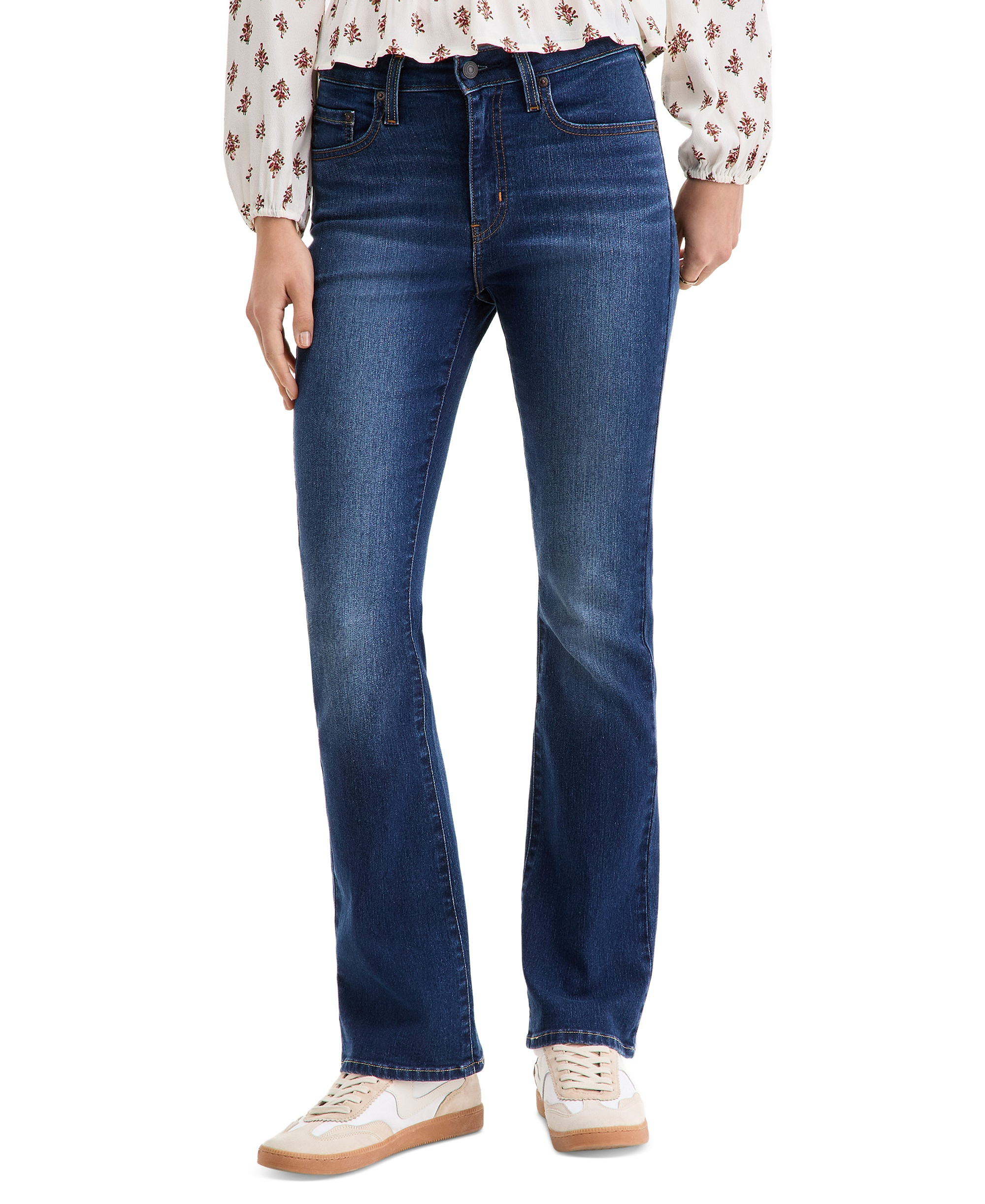 Levi's 725 High-Waist Classic Stretch Bootcut Jeans - Blue