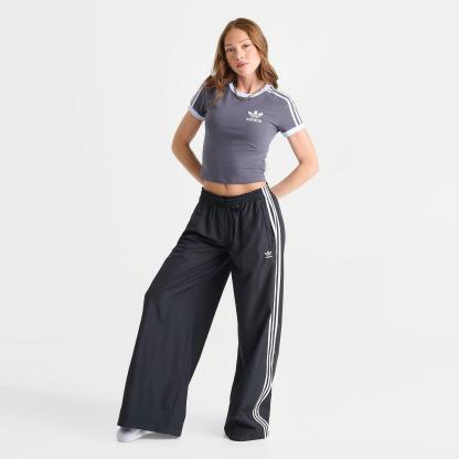 Women's adidas Originals adicolor 3-Stripes Baby T-Shirt - Dark Grey/Aurora Onix/Crystal Sky - view 2