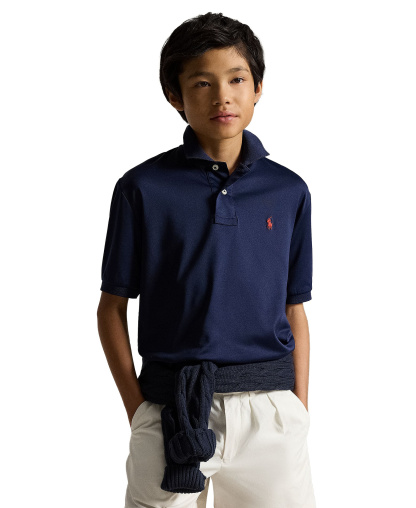 Polo Ralph Lauren Boys' 8-20 Performance Jersey Polo Shirt - Refined Navy