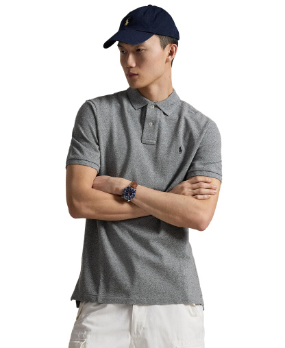 Polo Ralph Lauren Men's Classic-Fit Mesh Polo Shirt - Canterbury Heather