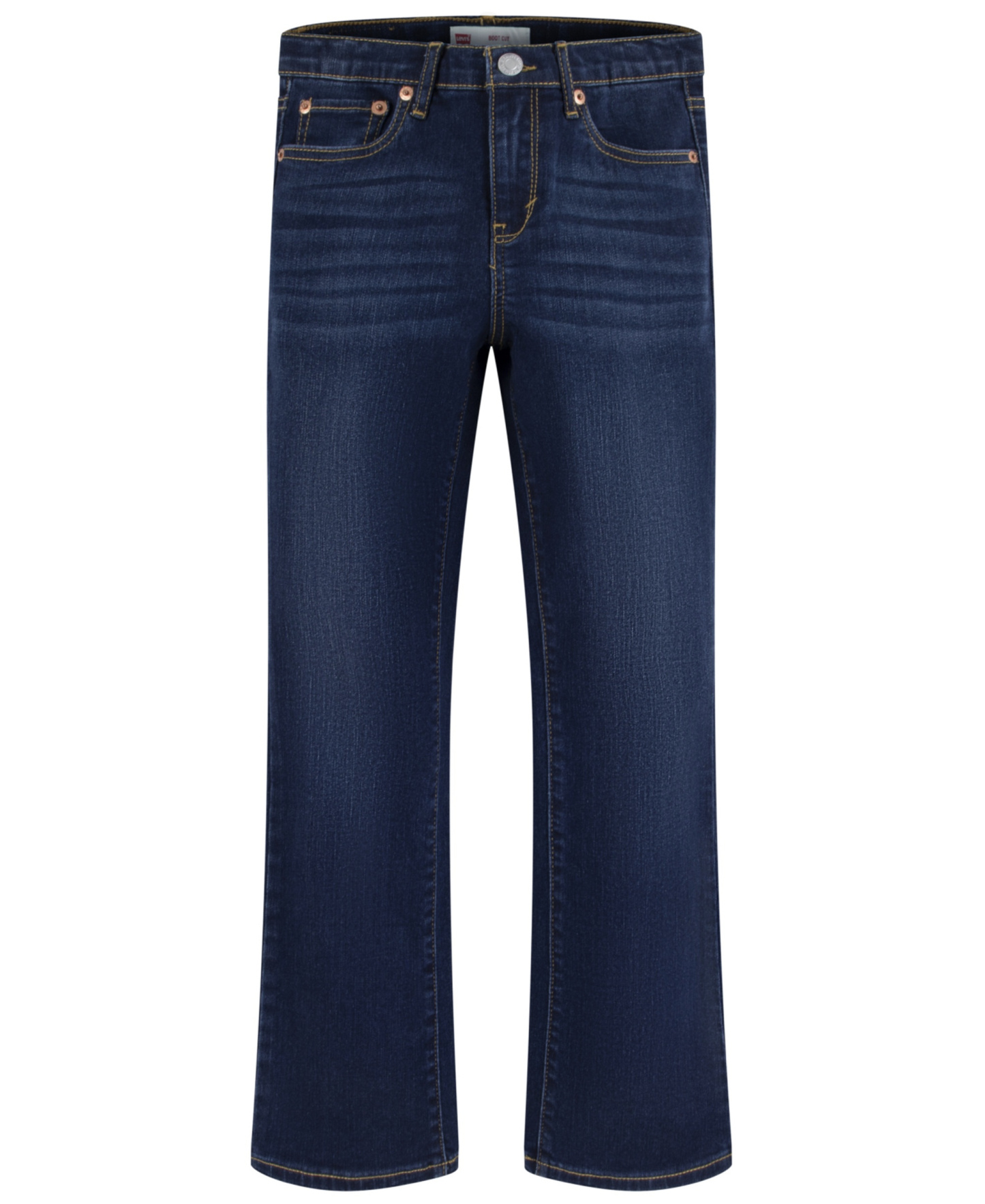 Levi's Girls' 7-16 Mid-Rise Classic Bootcut Denim Jeans - Dark Blue
