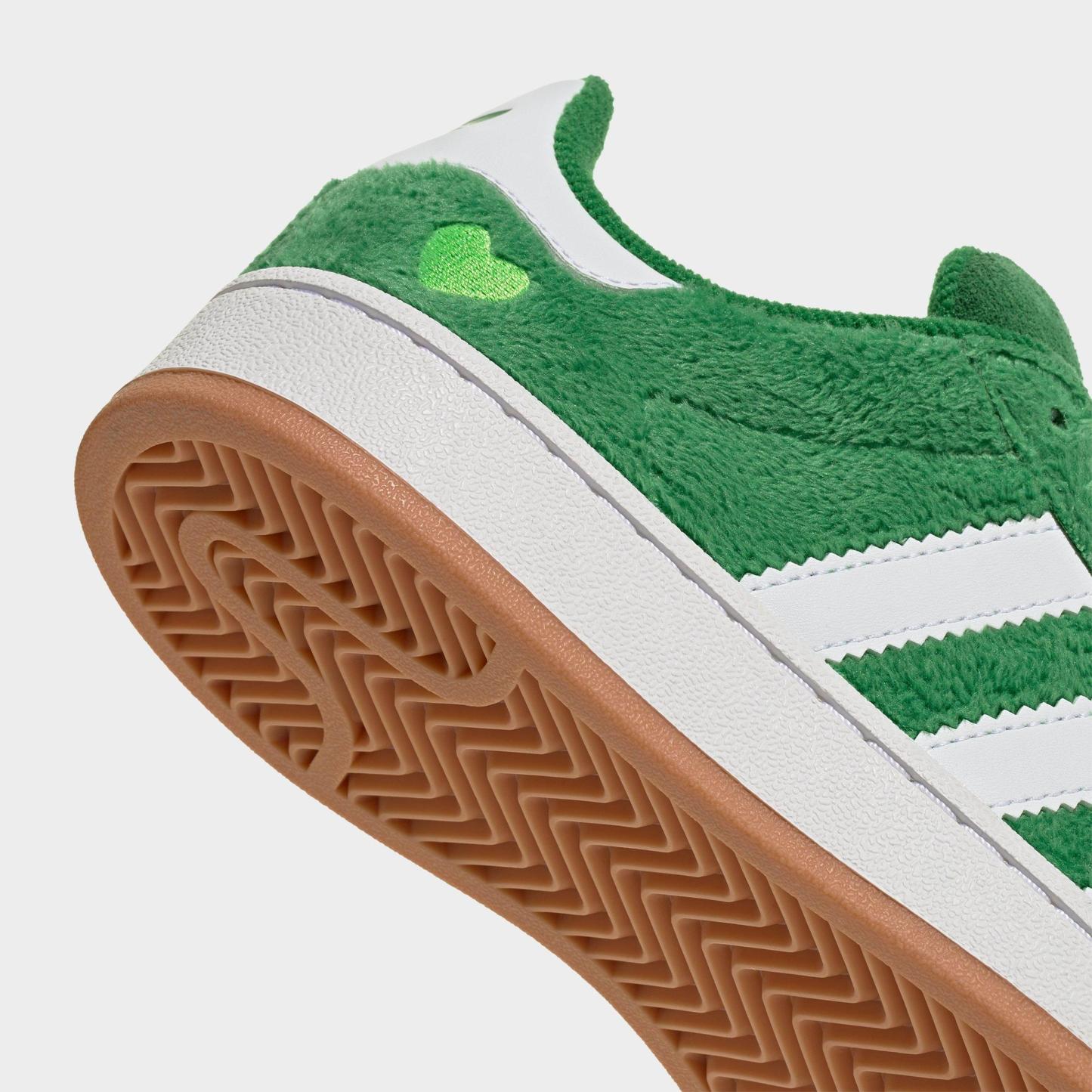 Big Kids' adidas Originals Campus 00s Casual Shoes - Green/Cloud White/Gum - Detail shot