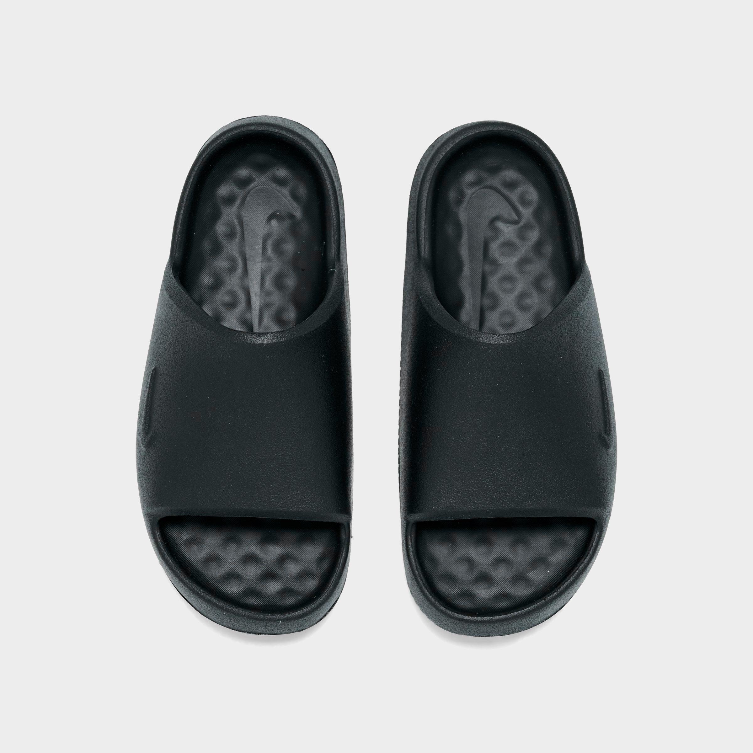 Little Kids' Nithtke Calm 2.0 Slide Sandals - Black - Top view