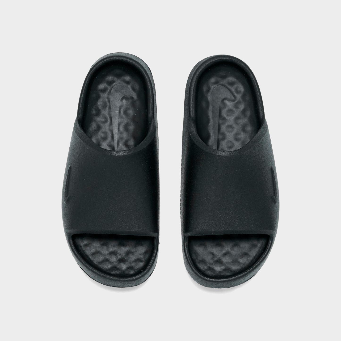 Little Kids' Nithtke Calm 2.0 Slide Sandals - Black - Top view