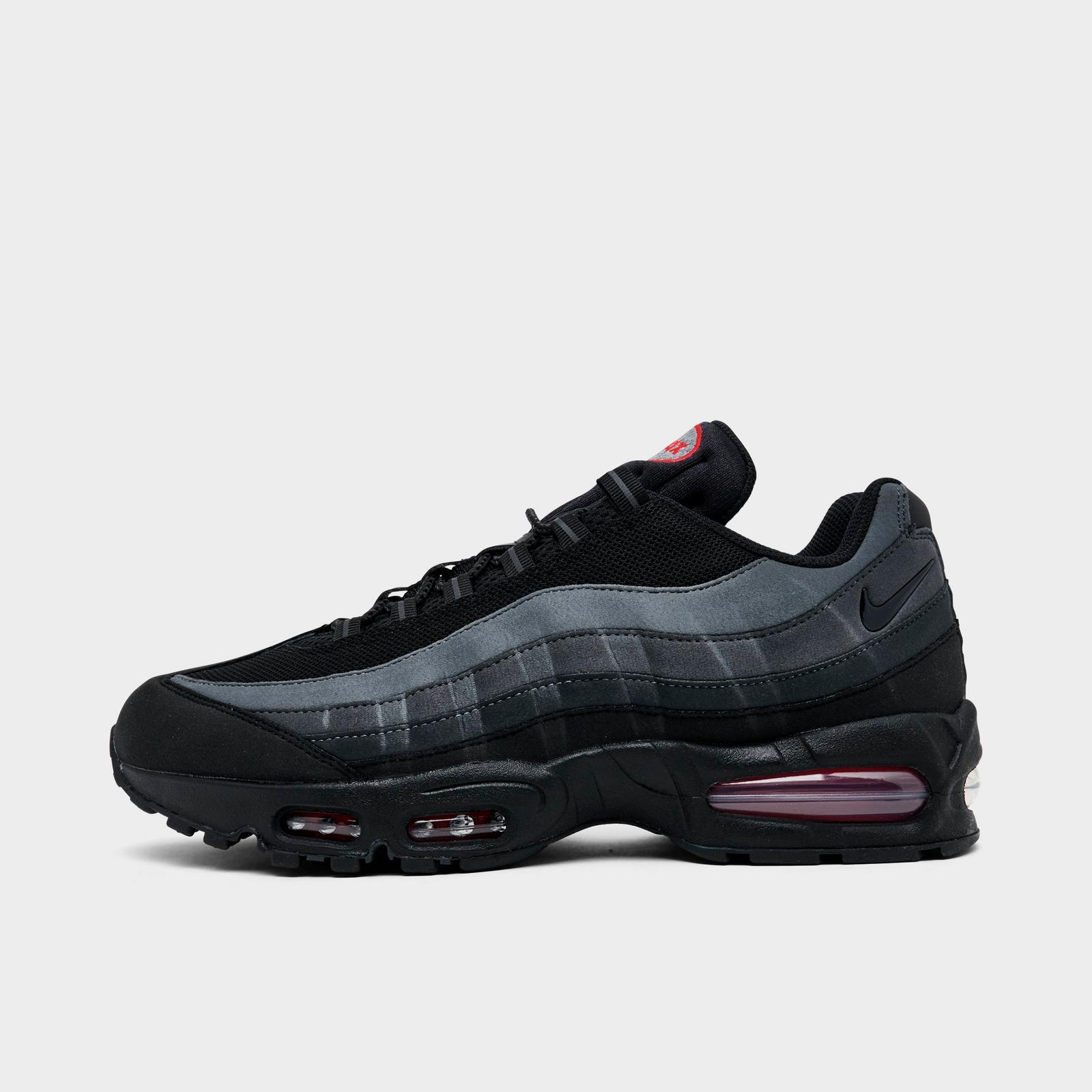 Men's Nike Air Max 95 Big Bubble Casual Shoes - Black/Anthracite/Dark Smoke Grey/Black