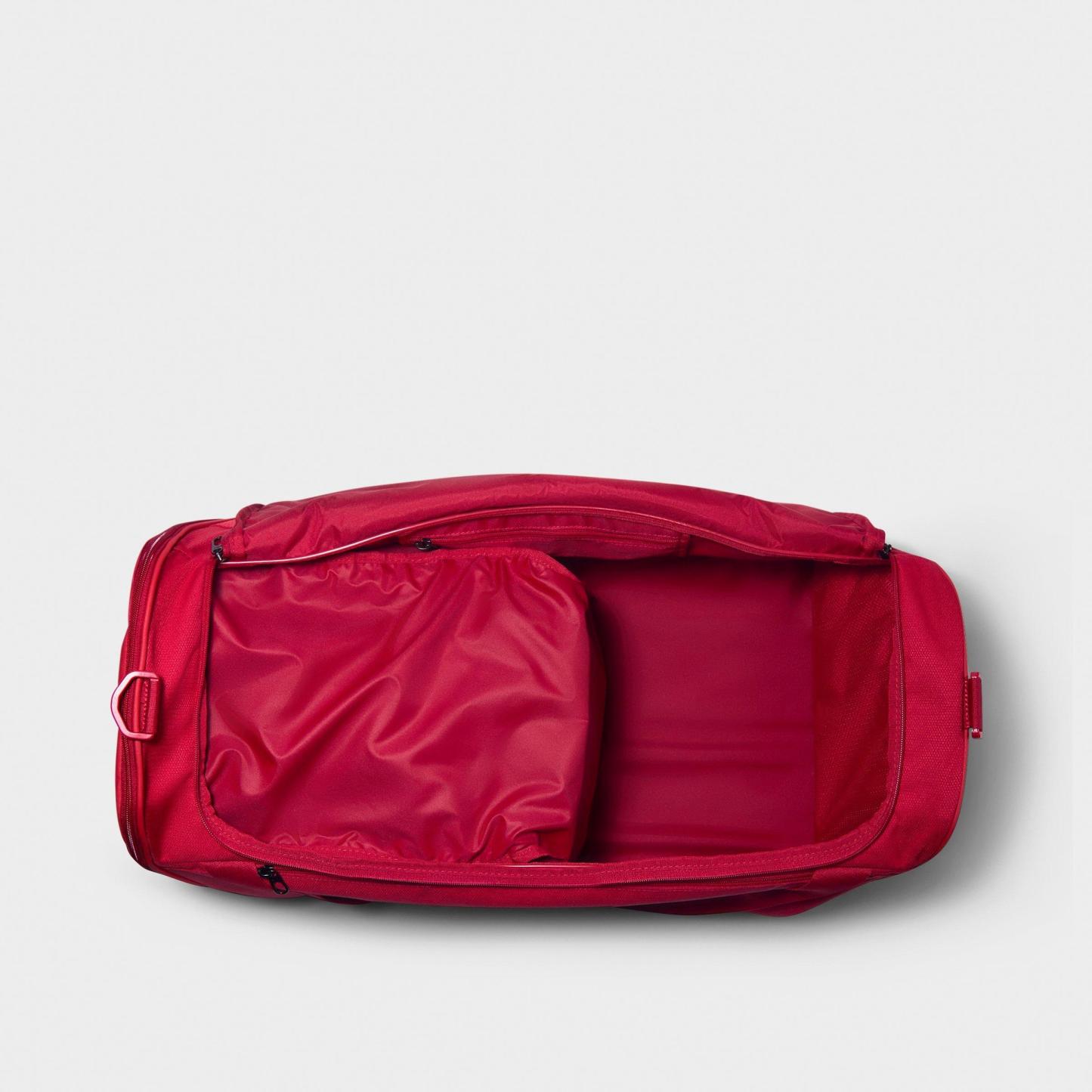 Nithtke Brasilia Training Duffel Bag (Medium, 60L) - Tough Red/Black/Reflective