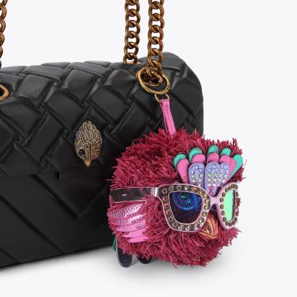 Kurt Geiger London Pom Pom Eagle Sungl Charm - Pink - view 3