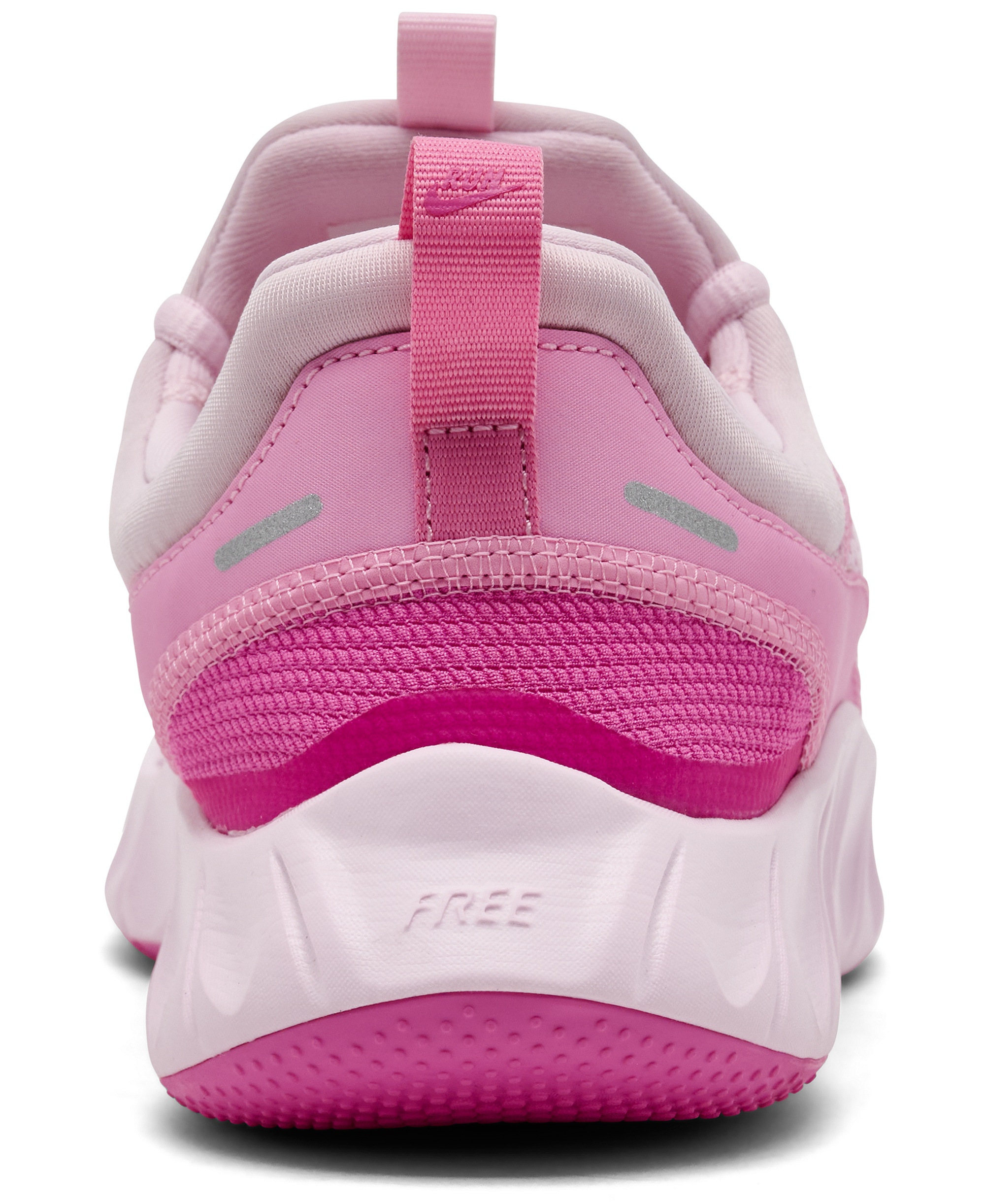Nike Big Kids Free Ride Running Sneakers from Finish Line - Pink Rise, Playful Pink