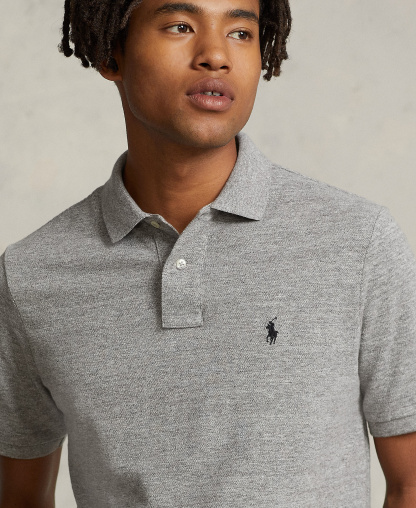 Polo Ralph Lauren Men's Classic-Fit Mesh Polo Shirt - Canterbury Heather