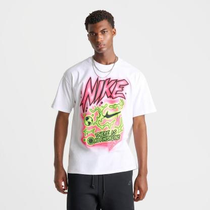 Men's Nike Sportswear No Finish Line Airbrush Graphic T-Shirt - White