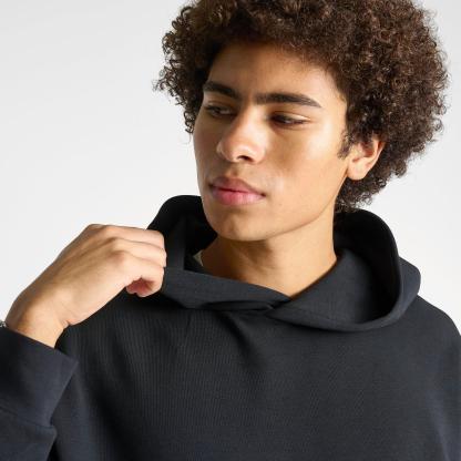 Men's Nithtke 24.7 ImpossiblySoft Dri-FIT Pullover Hoodie - Black/Black/Dark Smoke Grey