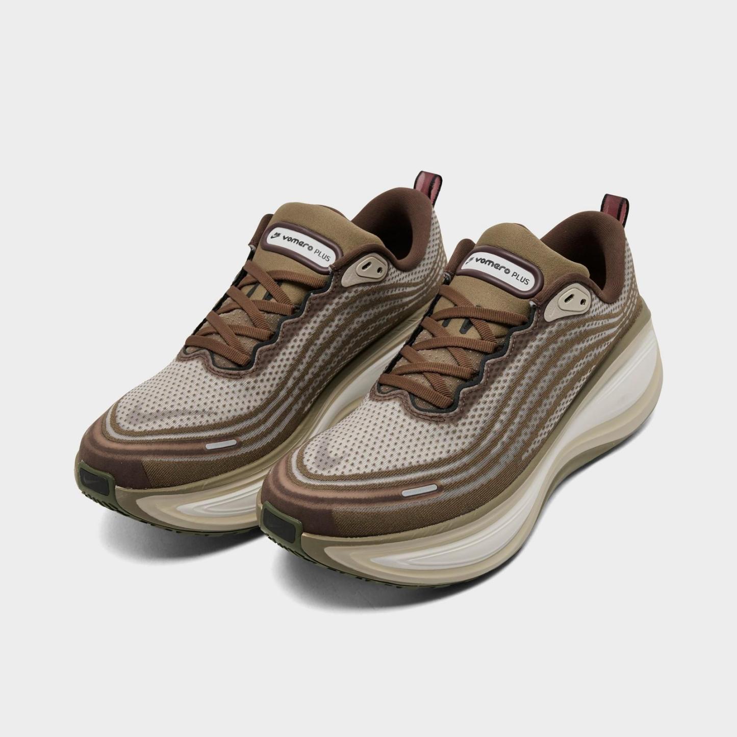Men's Nike Vomero Plus Running Shoes - Off Noir/Phantom/Natural/Pecan