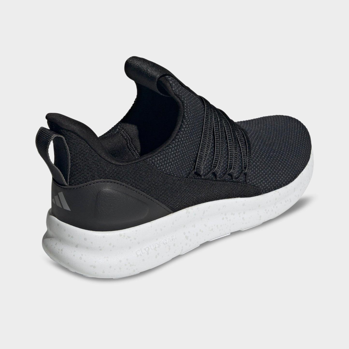 Men's adidas Lite Racer Adapt 7.0 Casual Shoes - Core Black/Grey/Grey - Back view