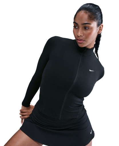 Nike Women's Fitted Full-Zip Jacket - Black/white