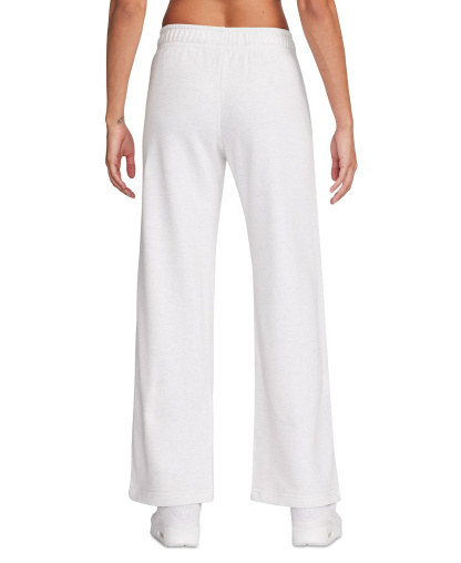 Nike Women's Sportswear Club Fleece Mid-Rise Wide-Leg Sweatpants - Birch Heather/black