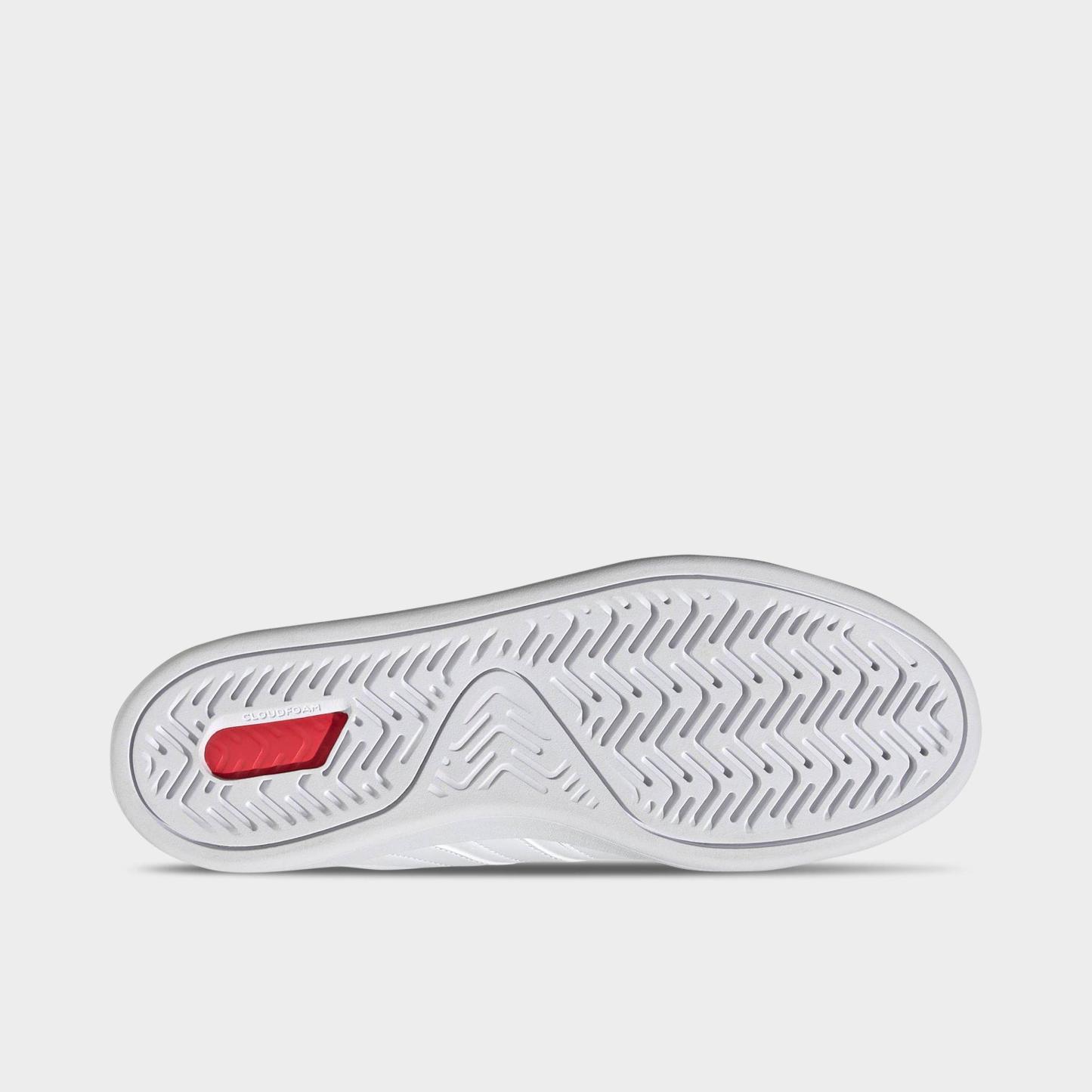 Men's adidas Grand Court 3.0 Casual Shoes - Cloud White/Cloud White/Grey - Bottom view