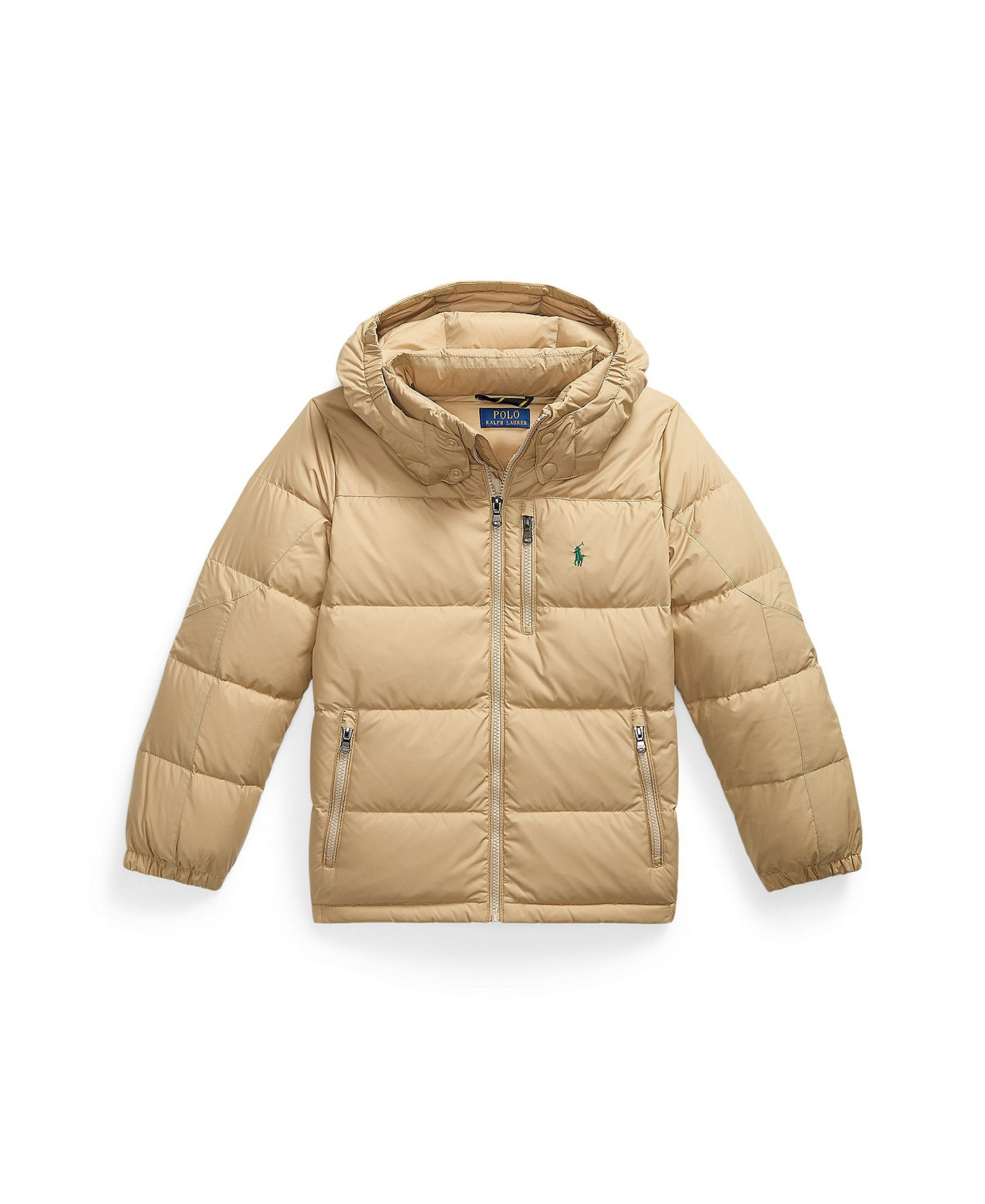Polo Ralph Lauren Big Boys Ripstop Down Hooded Jacket - Vintage Khaki