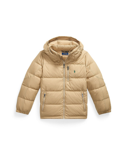 Polo Ralph Lauren Big Boys Ripstop Down Hooded Jacket - Vintage Khaki