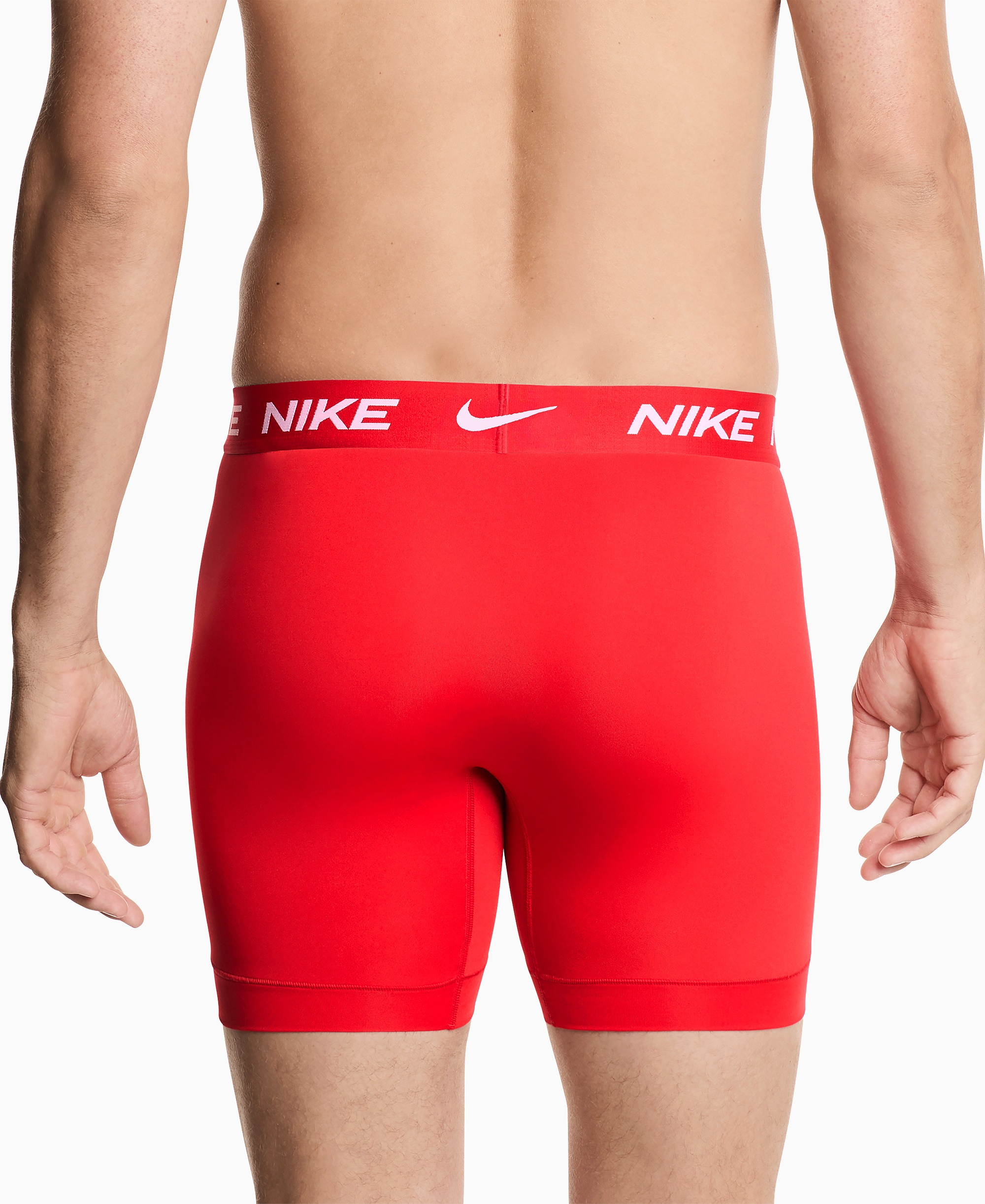 Nike Men's Essential Micro Boxer Briefs, 3-Pack - University Red/Game Royal/Black