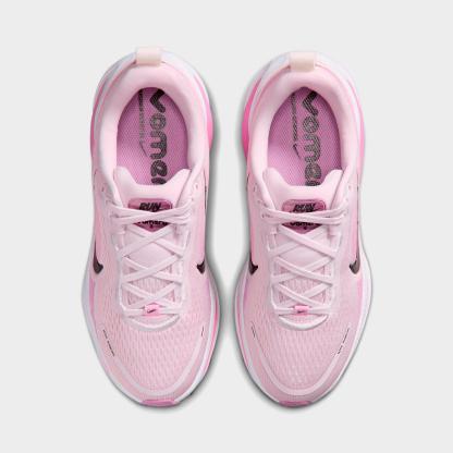 Big Kids' Nithtke Vomero 18 Running Shoes - Part 1 - Bleached Lilac/Black/Light Magenta/Pink Rise/White - Top view