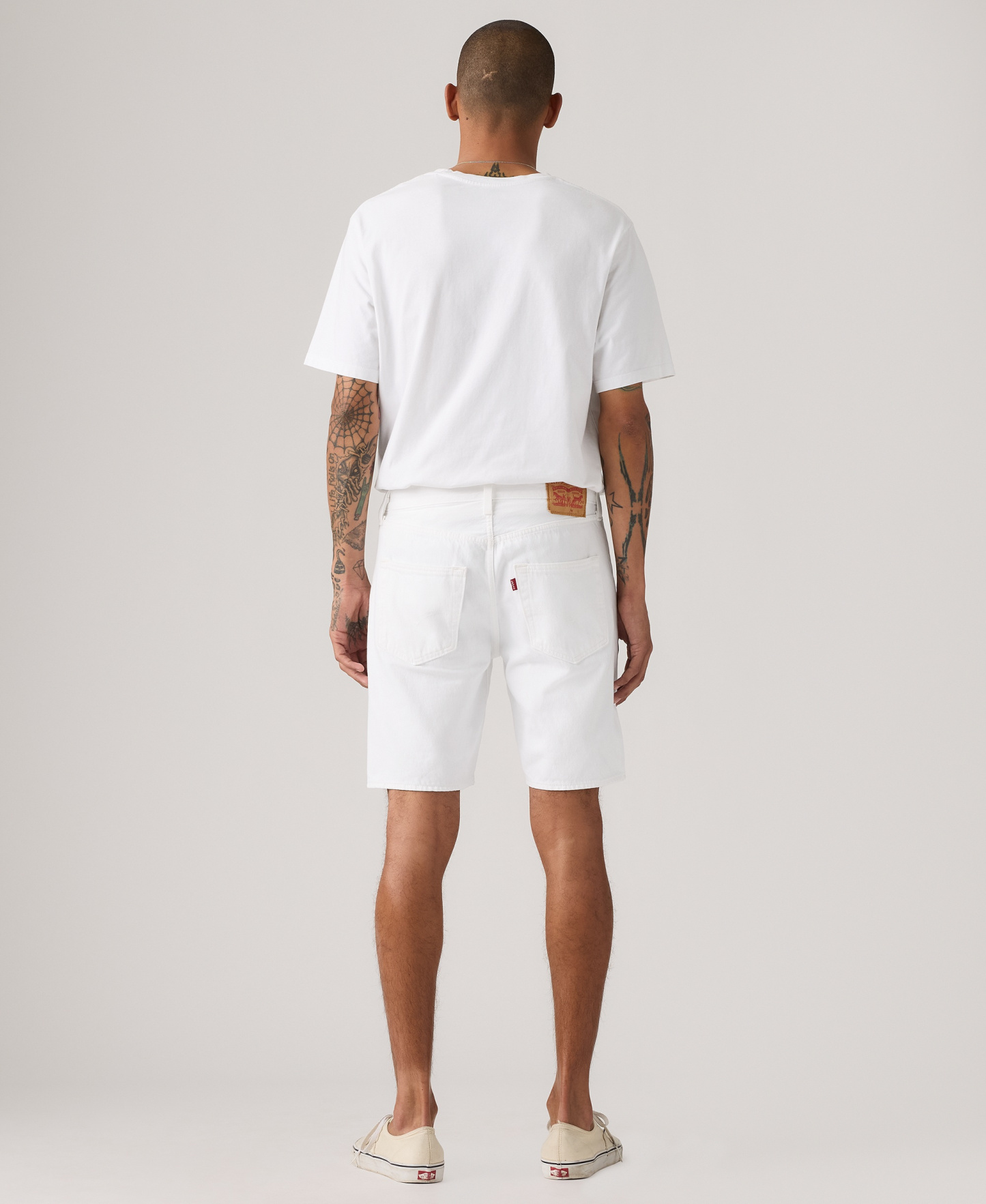 Levi's Men's 501™ Original Hemmed Stretch 9" Jean Shorts - Optic Daisy