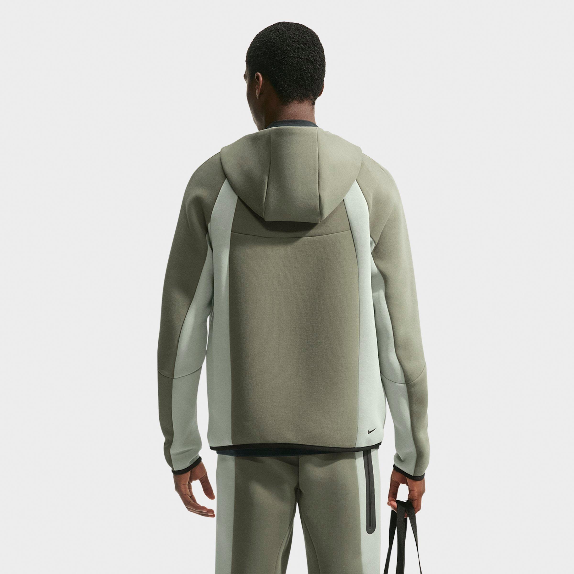 Men's Nithtke Tech Fleece Pro Windrunner Full-Zip Jacket - Silver Sage/Jade Horizon/Black