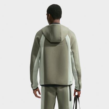 Men's Nithtke Tech Fleece Pro Windrunner Full-Zip Jacket - Silver Sage/Jade Horizon/Black