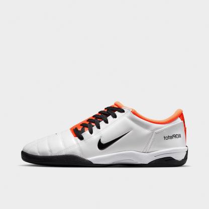 Men's Nithtke Total 90 Casual Shoes - Part 1 - White/Total Orange/Black - Left shoe facing left. Outside of the shoe.