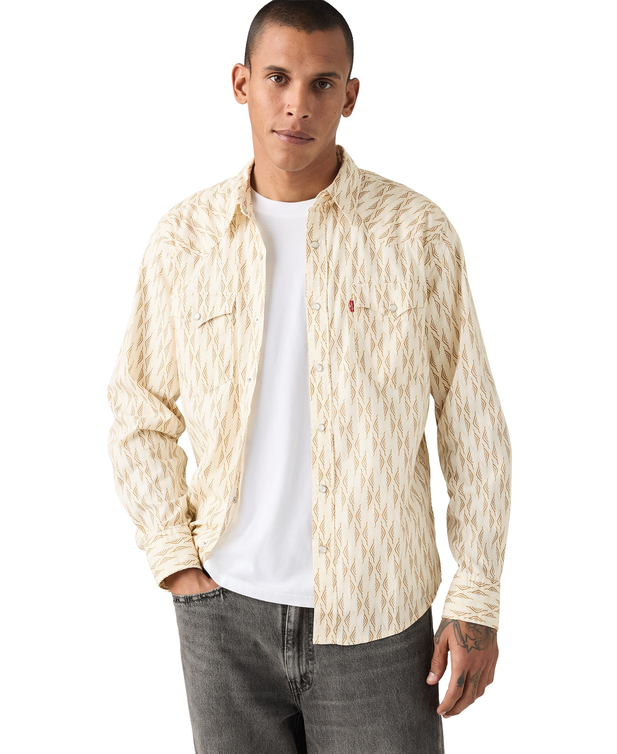 Levi's Men's Classic-Fit Western Shirt - Tigers Eye
