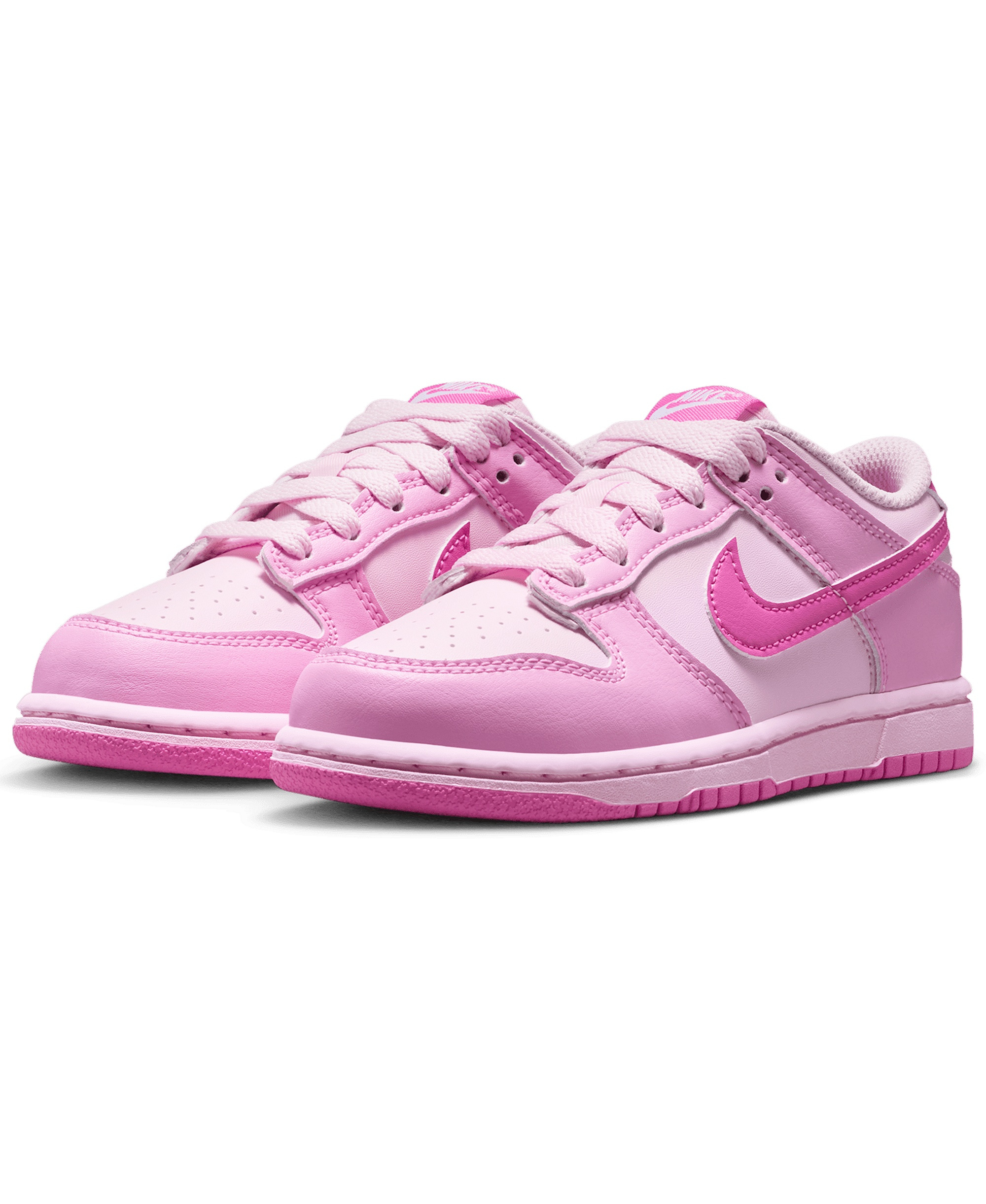 Nike Little Kids Dunk Low Casual Sneakers from Finish Line - Pink, White