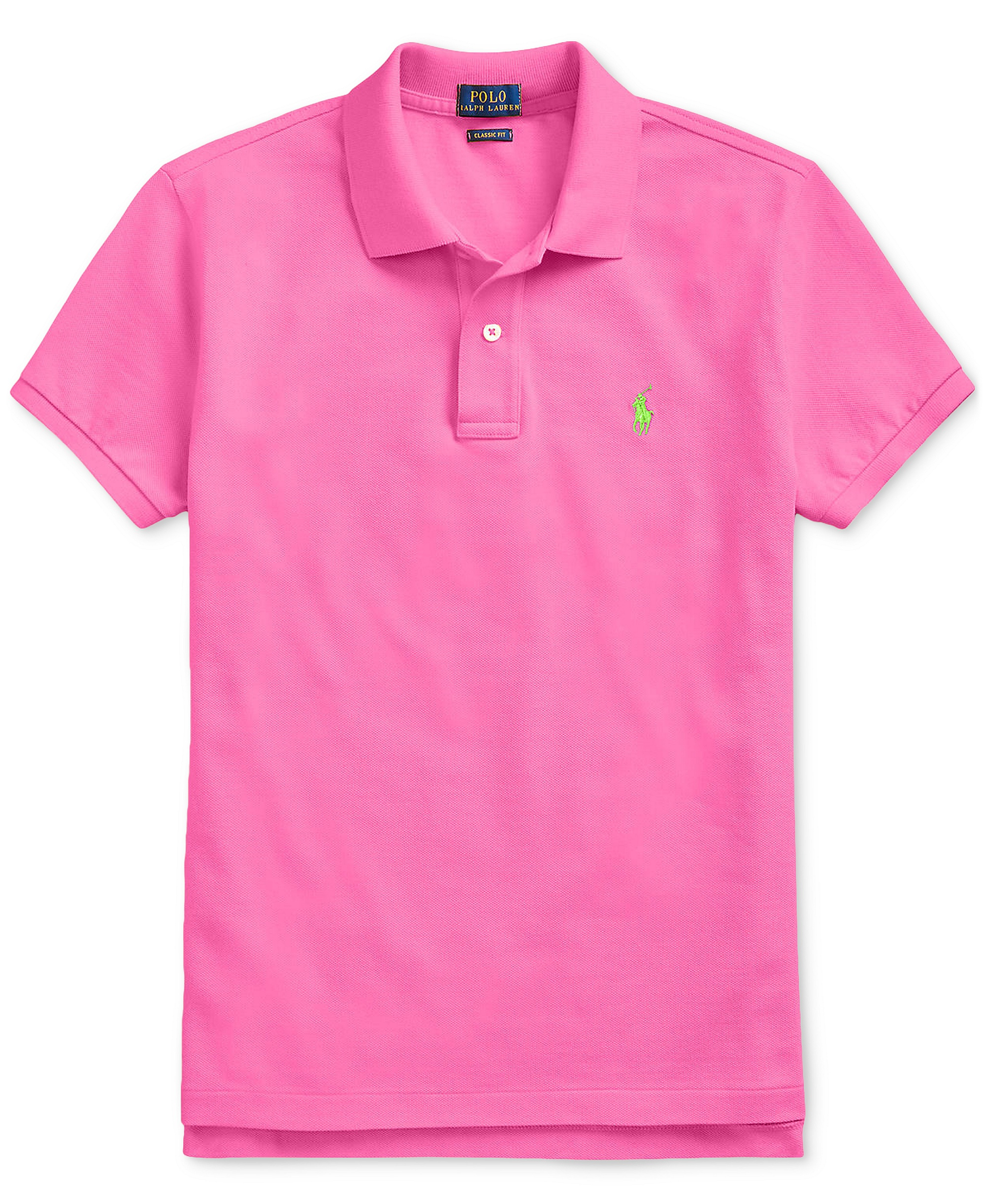 Polo Ralph Lauren Women's Classic-Fit Mesh Polo Shirt - Dalia Pink