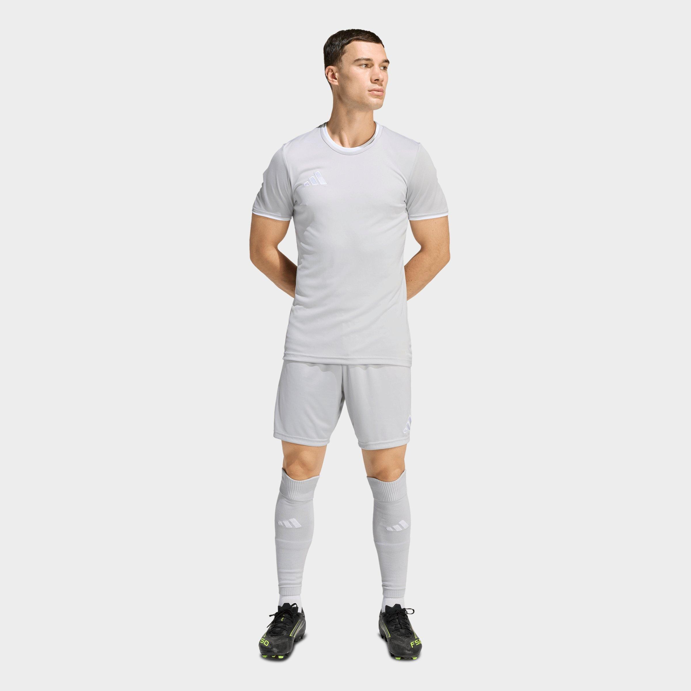 Men's adidas Entrada26 Soccer Shorts - Team Light Grey/White