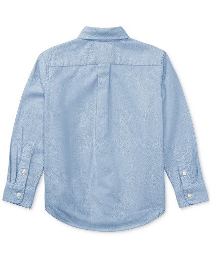 Polo Ralph Lauren Boys' 2T-7 Cotton Oxford Shirt - Lt Blue