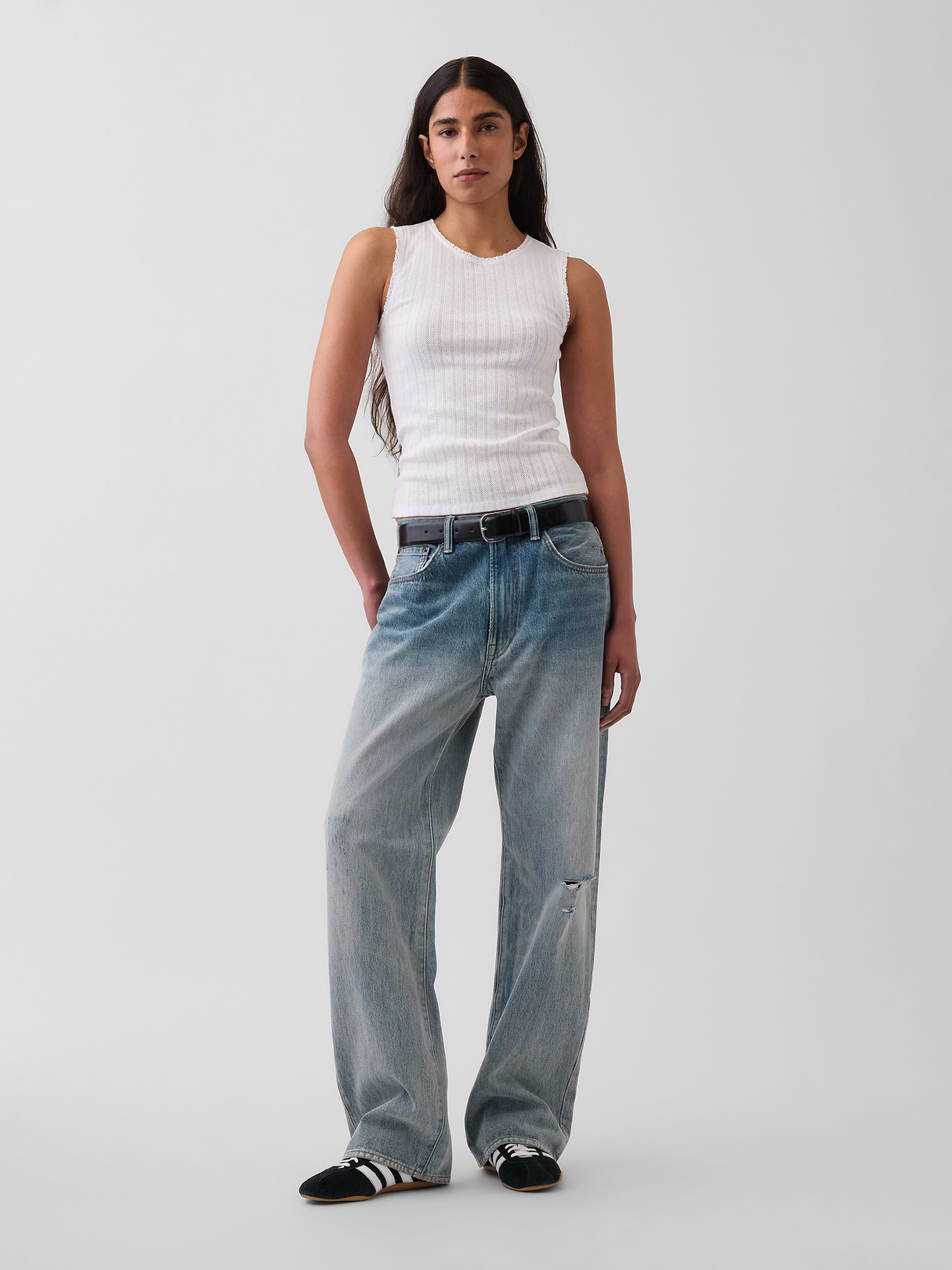 '90s Loose Jeans - medium Light Wash