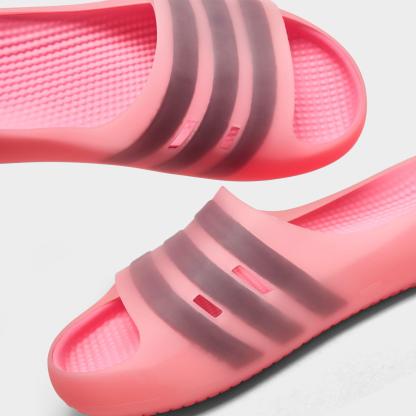 Men's adidas Originals adislide Slide Sandals - Light Pink/Core Black/Beam Pink - Detail shot