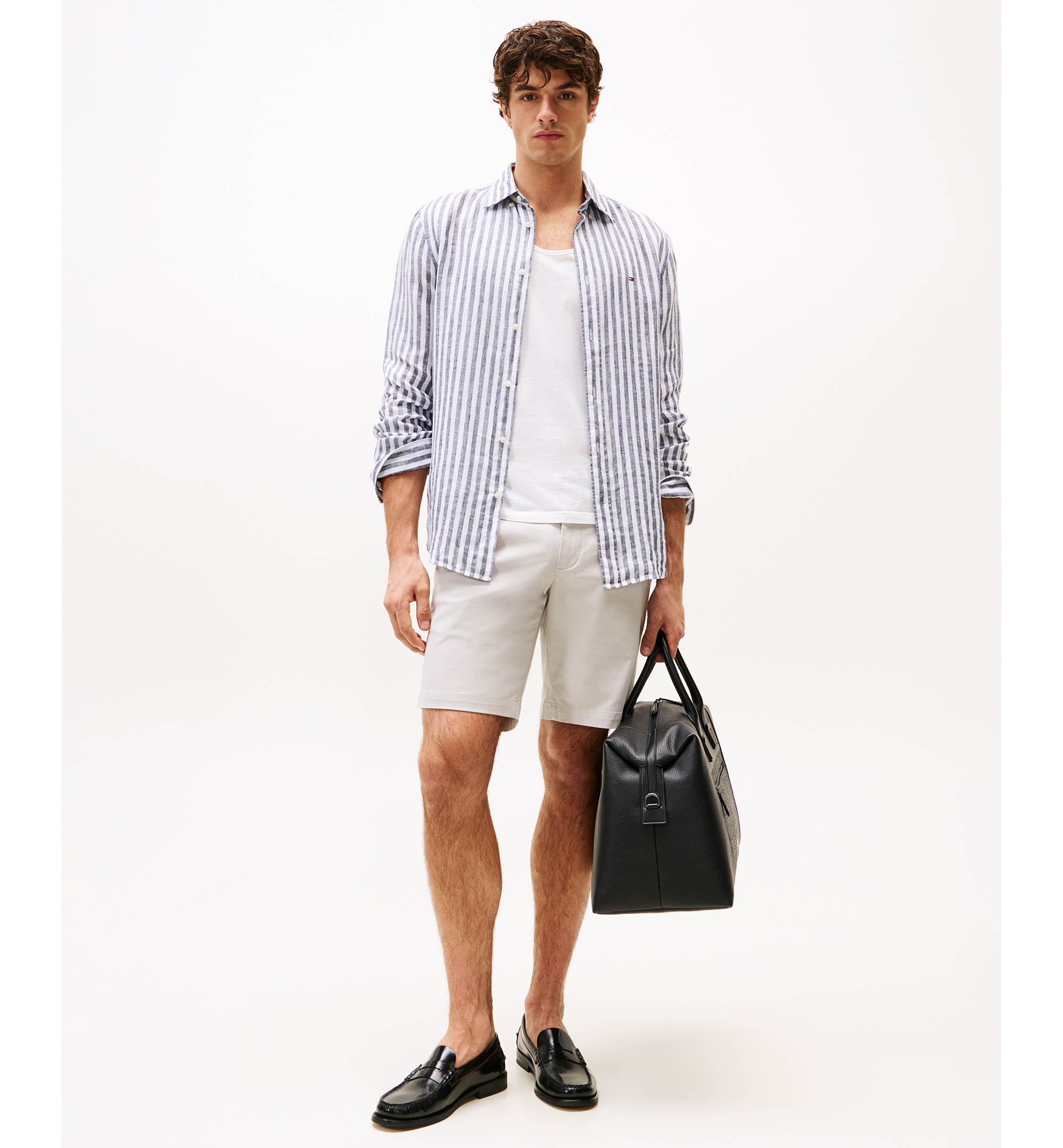 Tommy Hilfiger Men's Brooklyn 1985 9" Shorts - October Gray