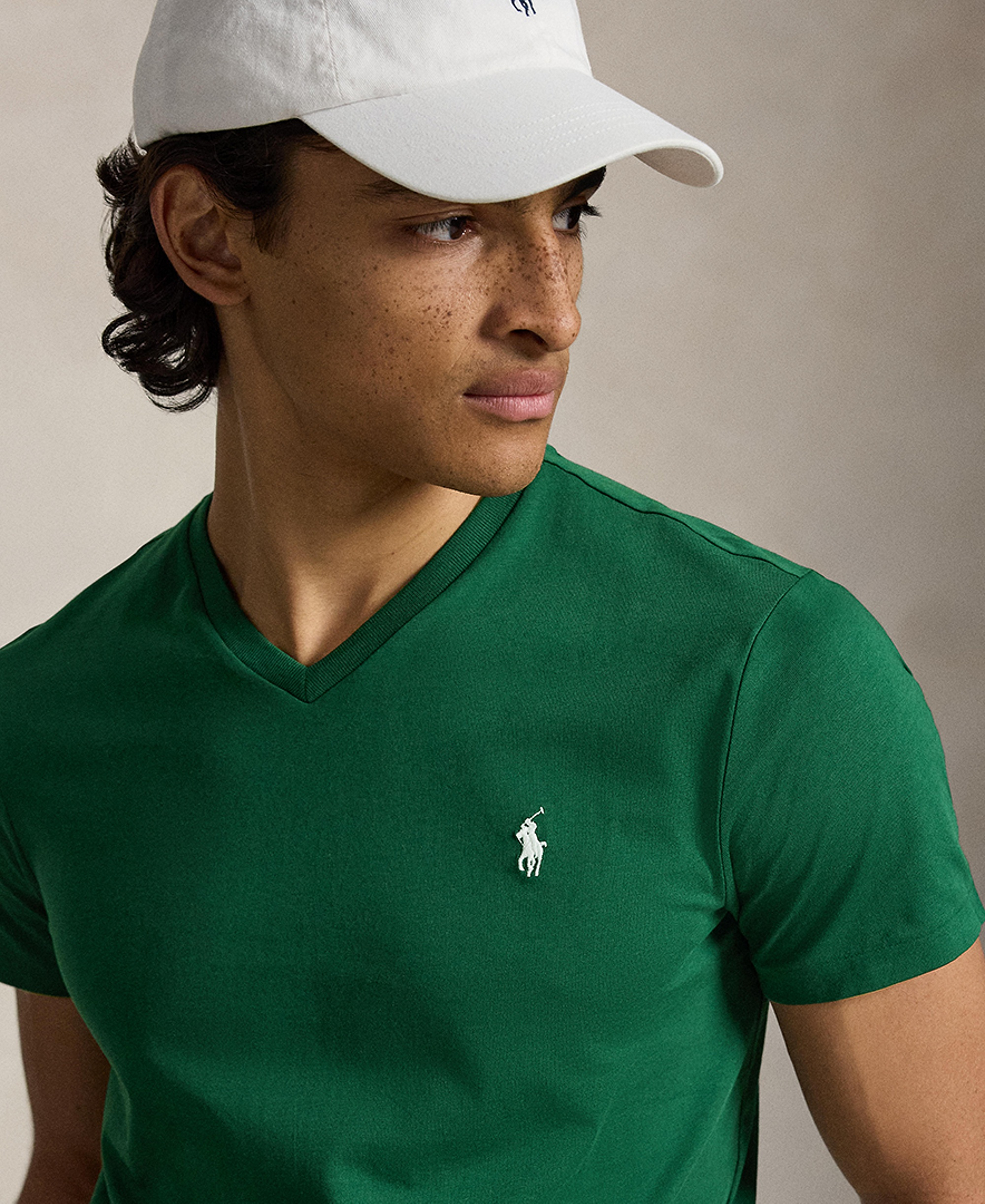 Polo Ralph Lauren Men's Classic-Fit V-Neck T-Shirt - New Forest