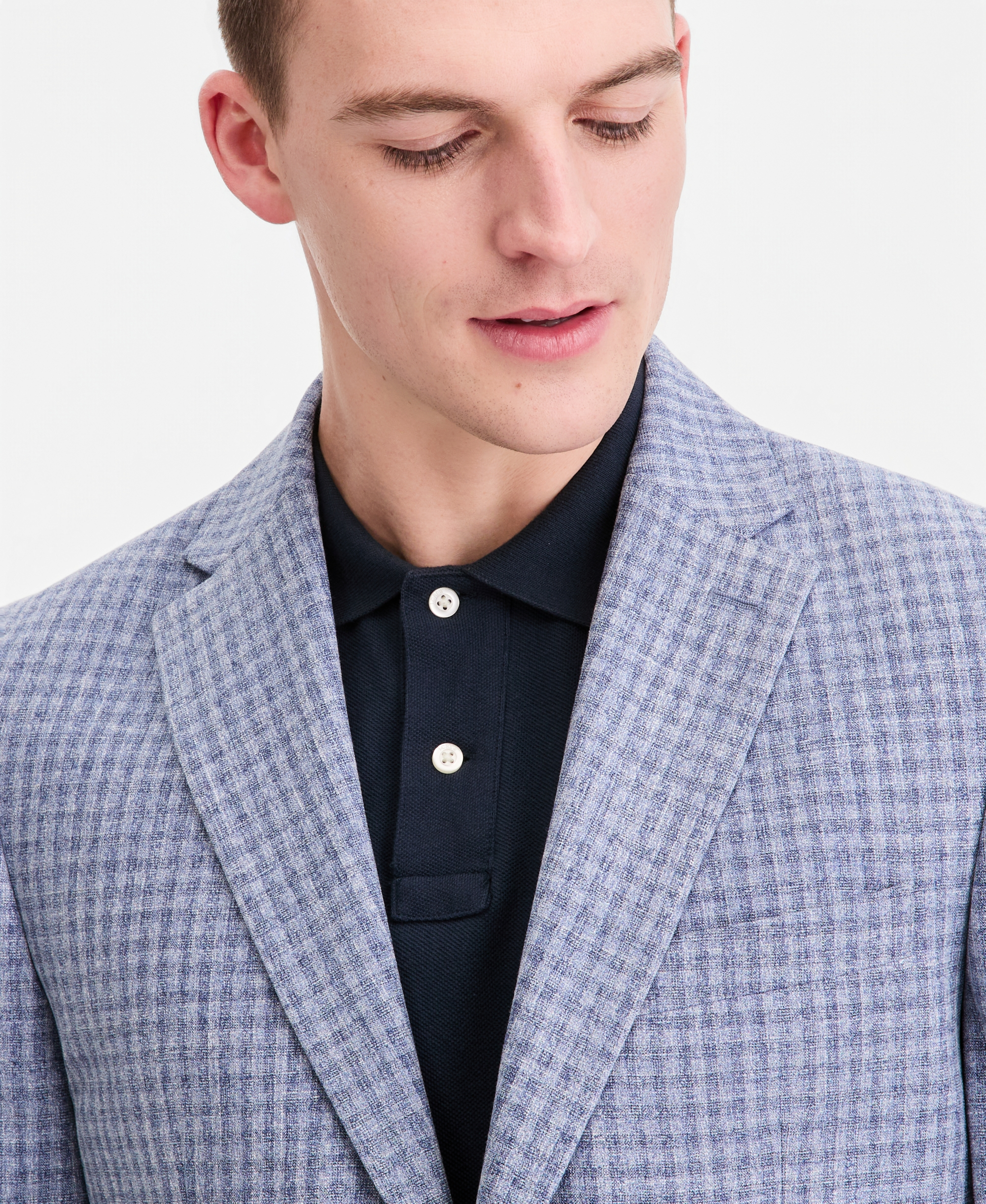 Tommy Hilfiger Men's Modern-Fit Patterned Blazer - Light Blue Pattern