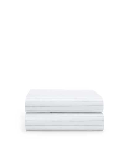 Lauren Ralph Lauren Spencer Stripe Sheet Set, Queen - Blue Cornflower