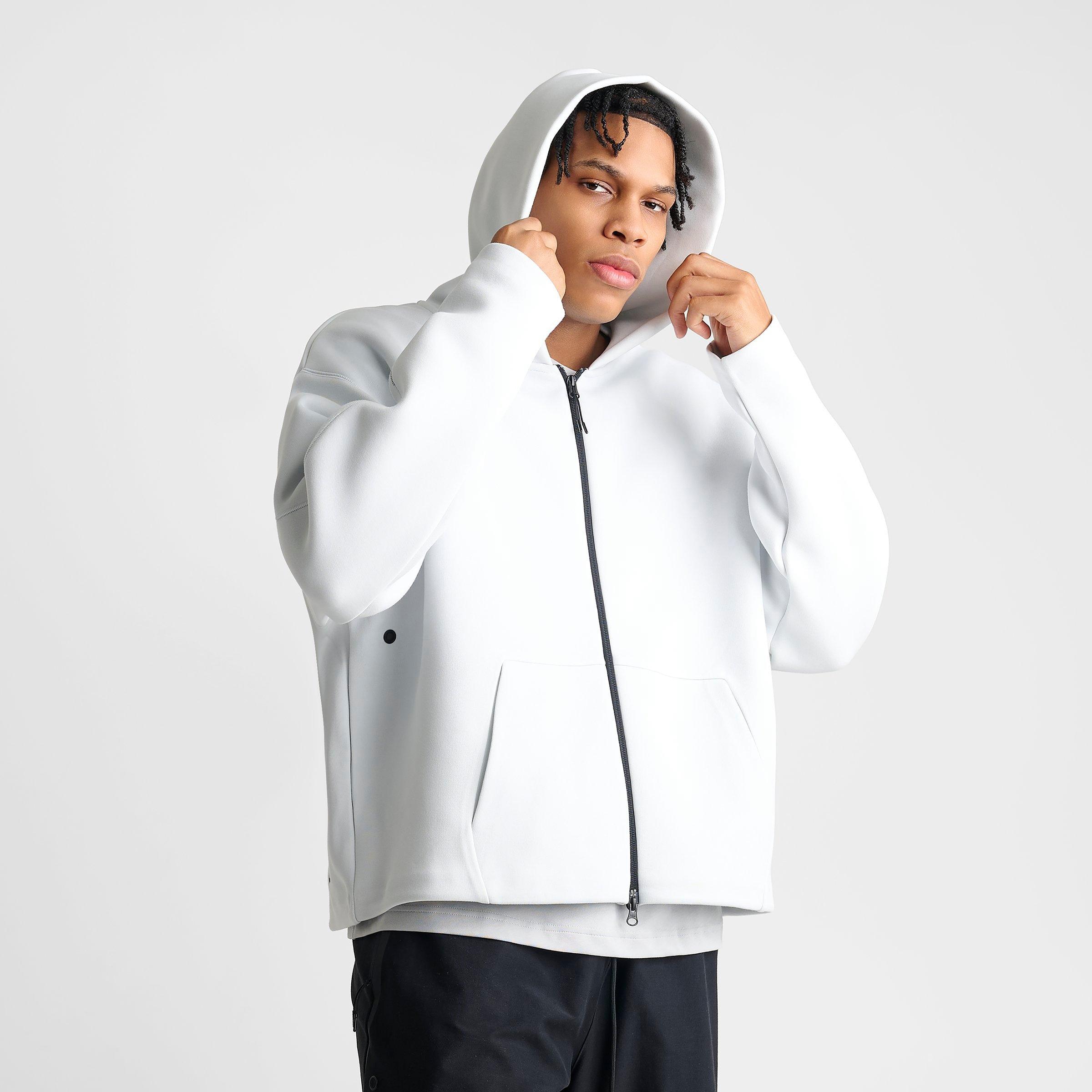 Men's Nithtke Tech Fleece Ergo Full-Zip Hoodie - Off White/Black