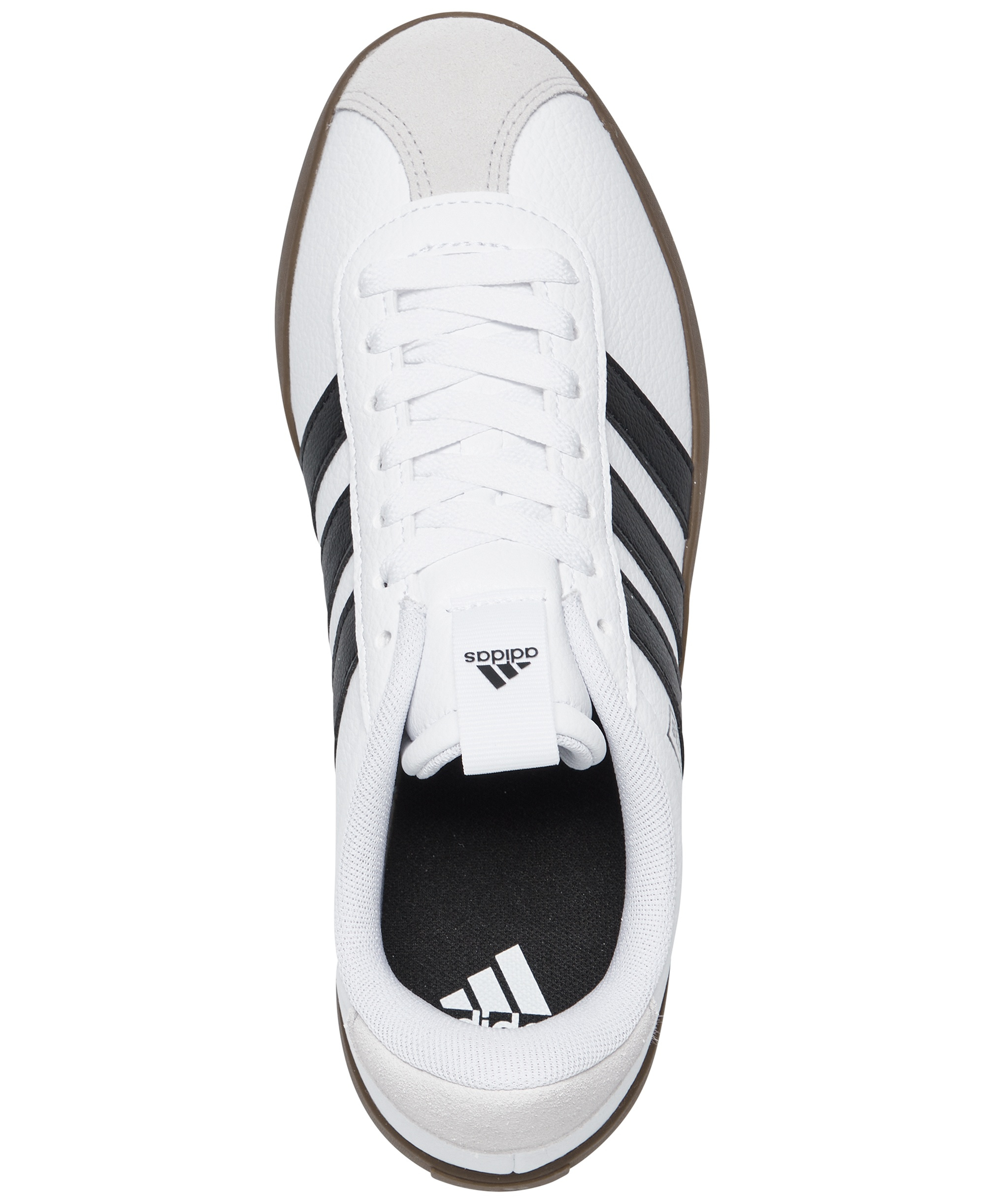 adidas Women's VL Court 3.0 Casual Sneakers from Finish Line - White, Core Black, Gray