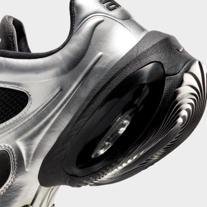Women's Nithtke Air Max Muse Casual Shoes - Black/Metallic Silver - Detail shot
