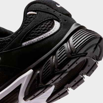 Big Kids' Nithtke V5 RNR Suede Casual Shoes - Black/White/Black - Detail shot
